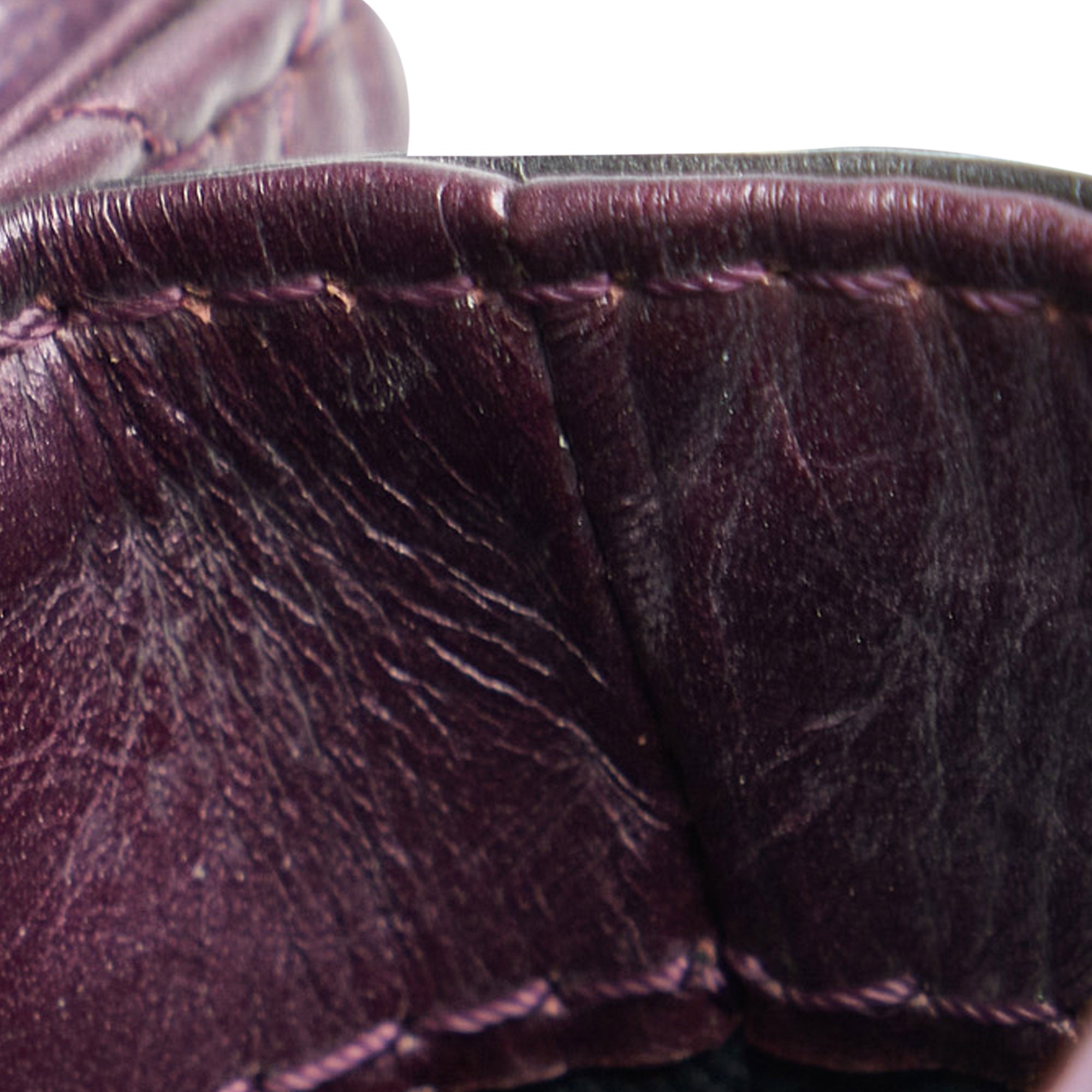 Chanel | Pre-Owned Glazed Matelasse Portobello Flap Bag | Purple