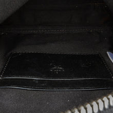 MCM | Pre-Owned Visetos Coated Canvas Triple Sling Bag | Black