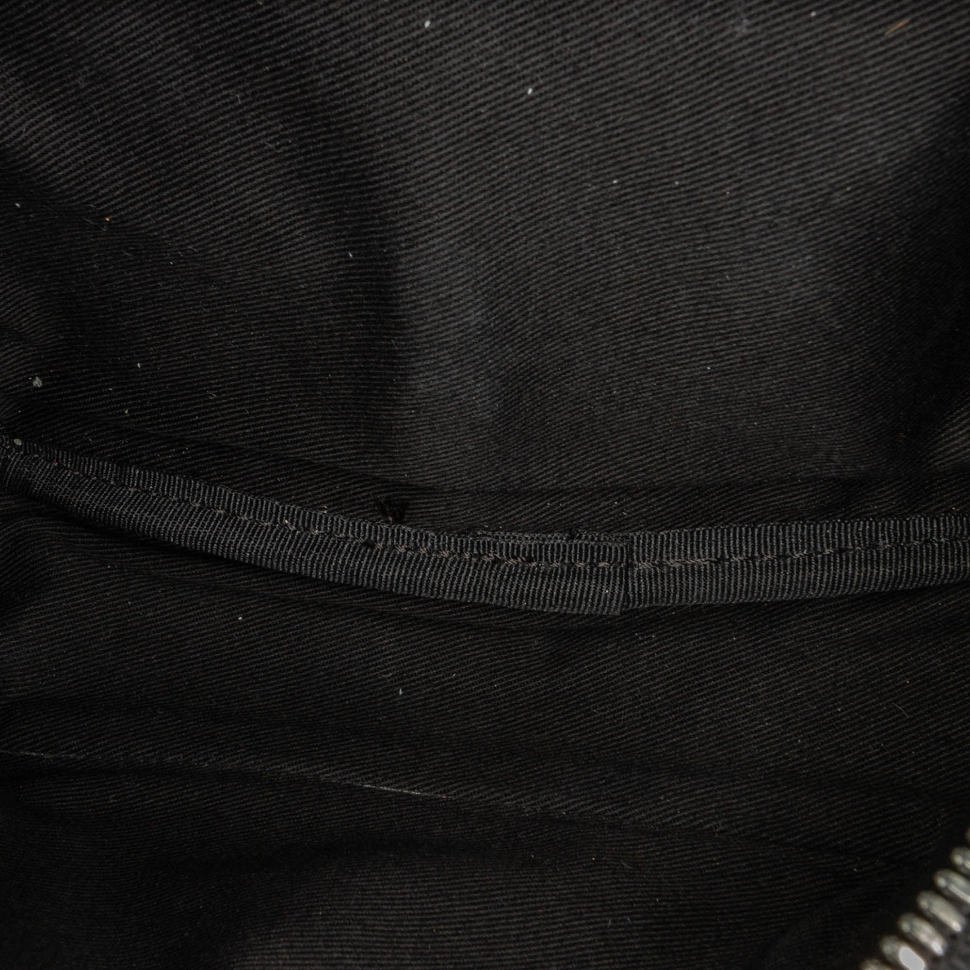 MCM | Pre-Owned Visetos Coated Canvas Triple Sling Bag | Black