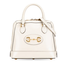 Gucci | Pre-Owned Small Leather Horsebit 1955 Satchel | White/Off White