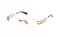 Unisex | Fixe Optical | Rose Gold - Matte Rose Gold - Dark Brown Swirl | Clear