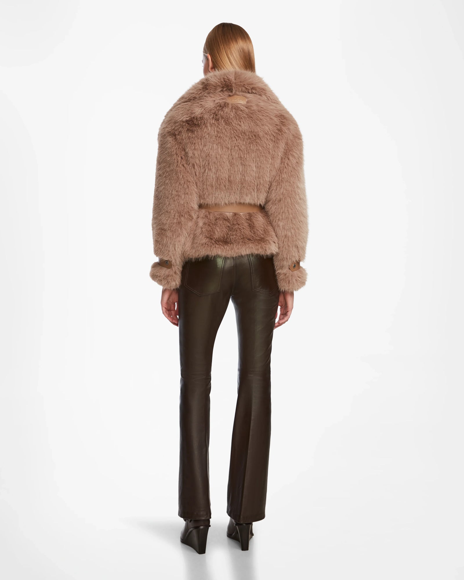 Women | CHLOE Faux Fur Jacket | Camel