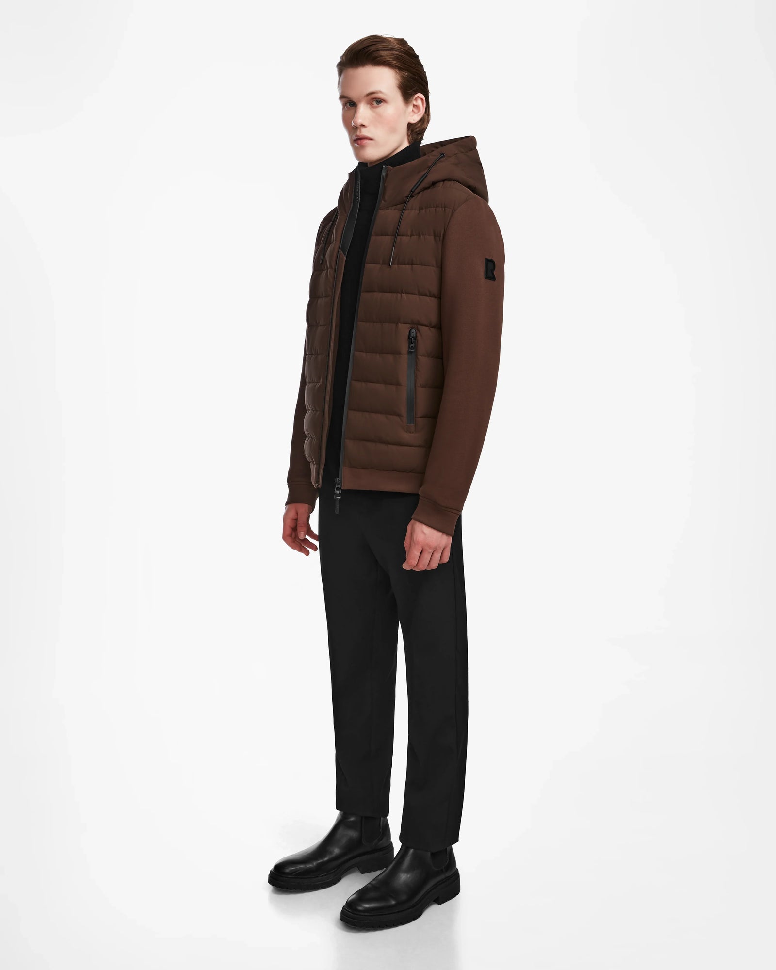 Men | ELIAS Lightweight Down Jacket | Espresso