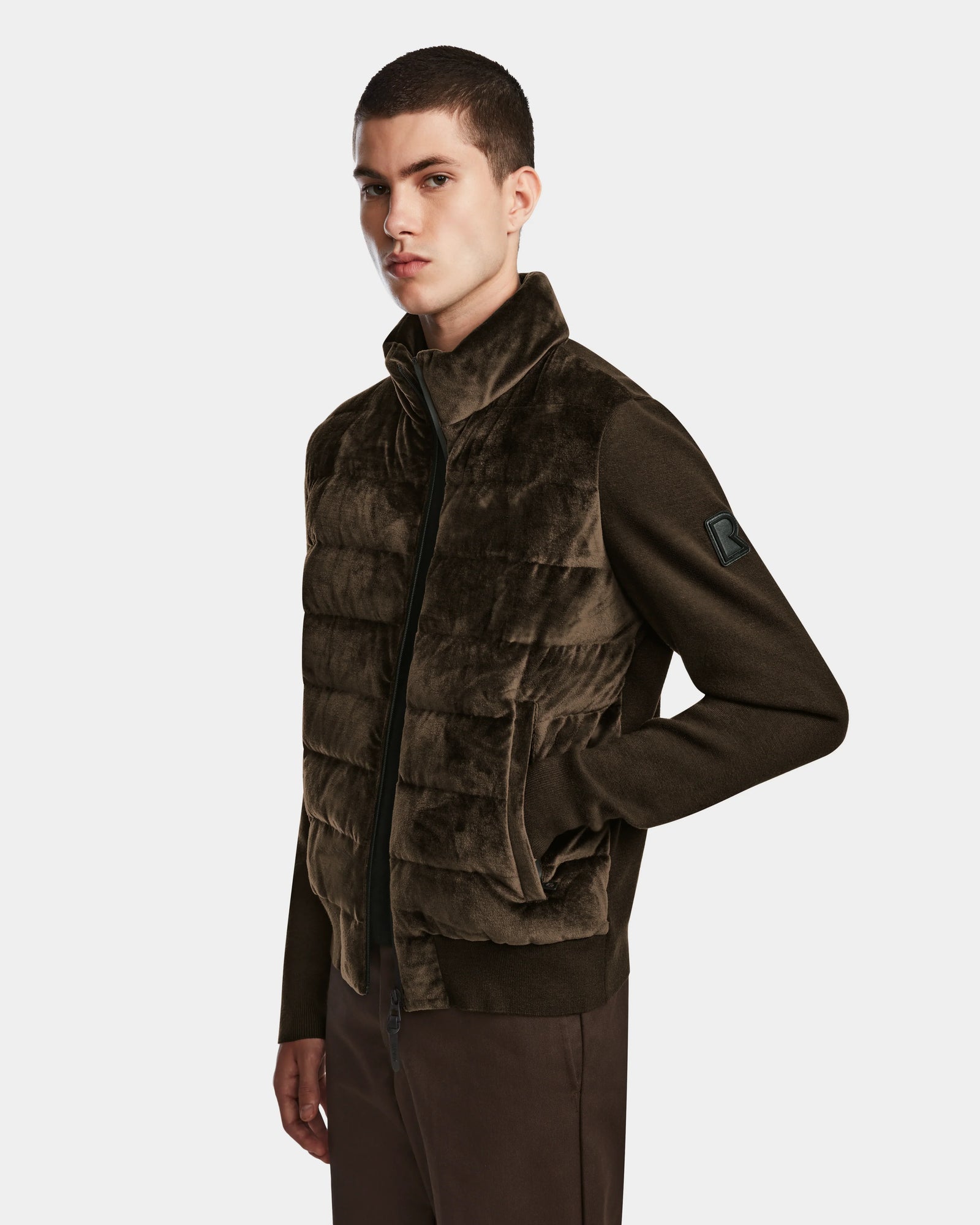 Men | EUGENE V Hybrid Lightdown Jacket | Army