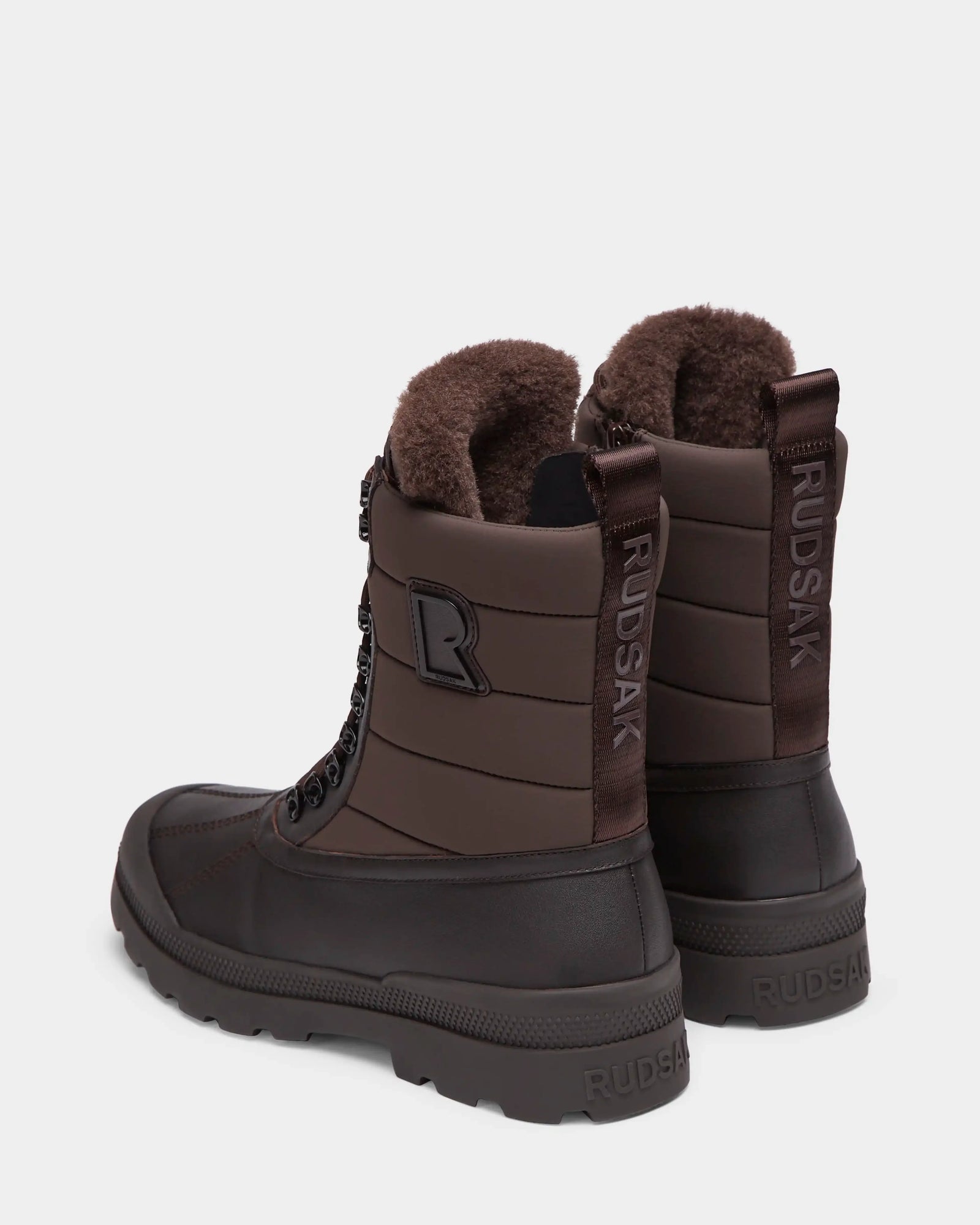 The REAGAN - 6224501 Espresso men’s winter boots by Rudsak combine style, durability, and comfort, making them a reliable choice for any occasion all season long.