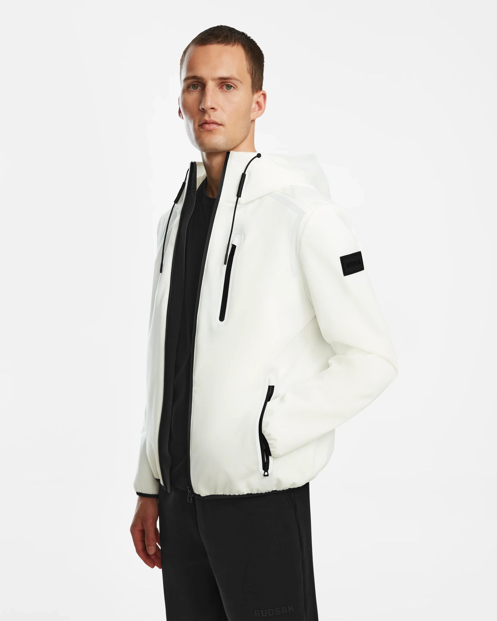 Men | SANTIAGO Windbreaker | Cotton White