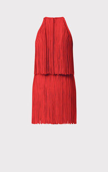 Tiered Fringe Mini Dress | Currant