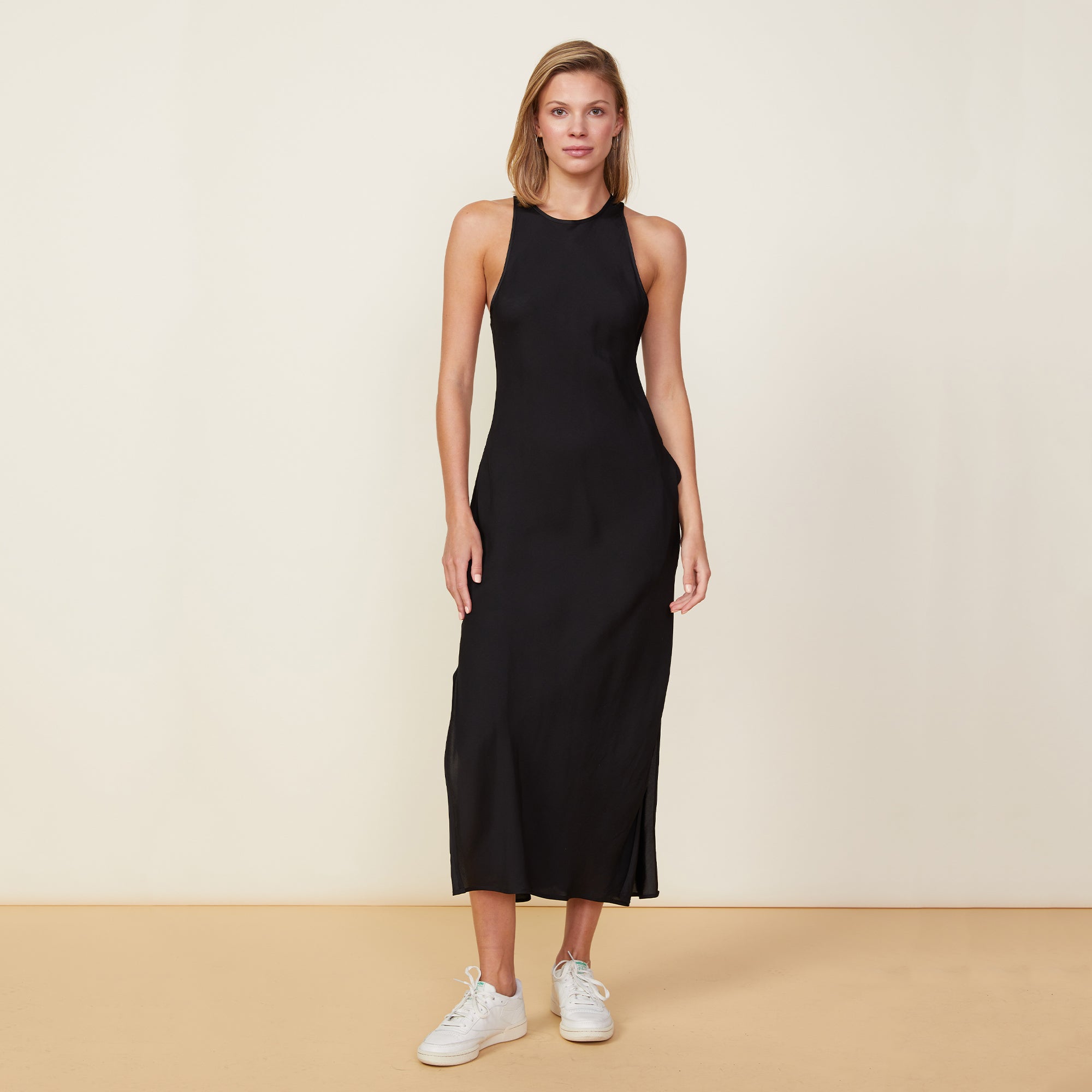 Silky Maxi Dress | Women | Black