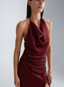 Peta Dress | Wine