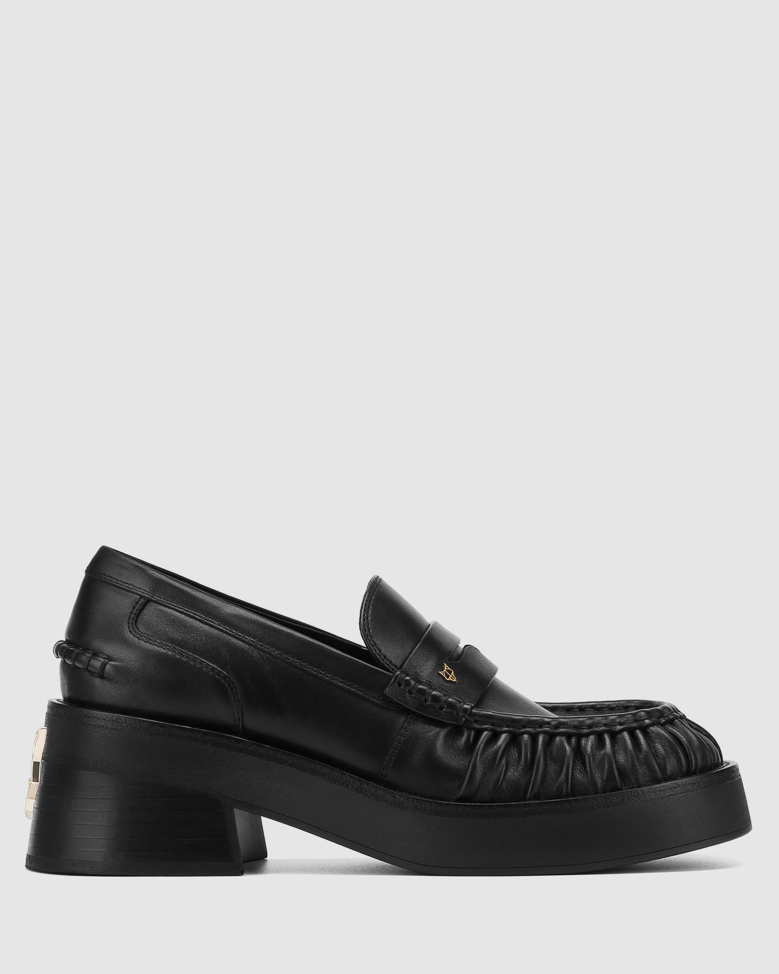 Womens | Fuse Leather Loafer | Black
