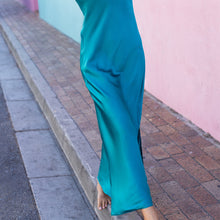 Teal Maxi Slip Dress | Teal