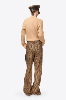 Gemstone Button Knit Cardigan | Light Beige