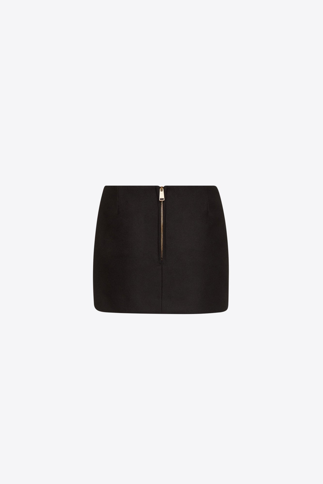 Gemstone Button Mini Skirt | Black