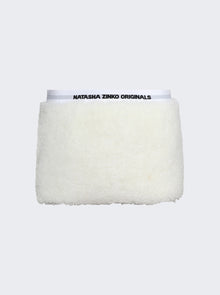 Women | Natasha Zinko | Shearling Mini Skirt Ivory