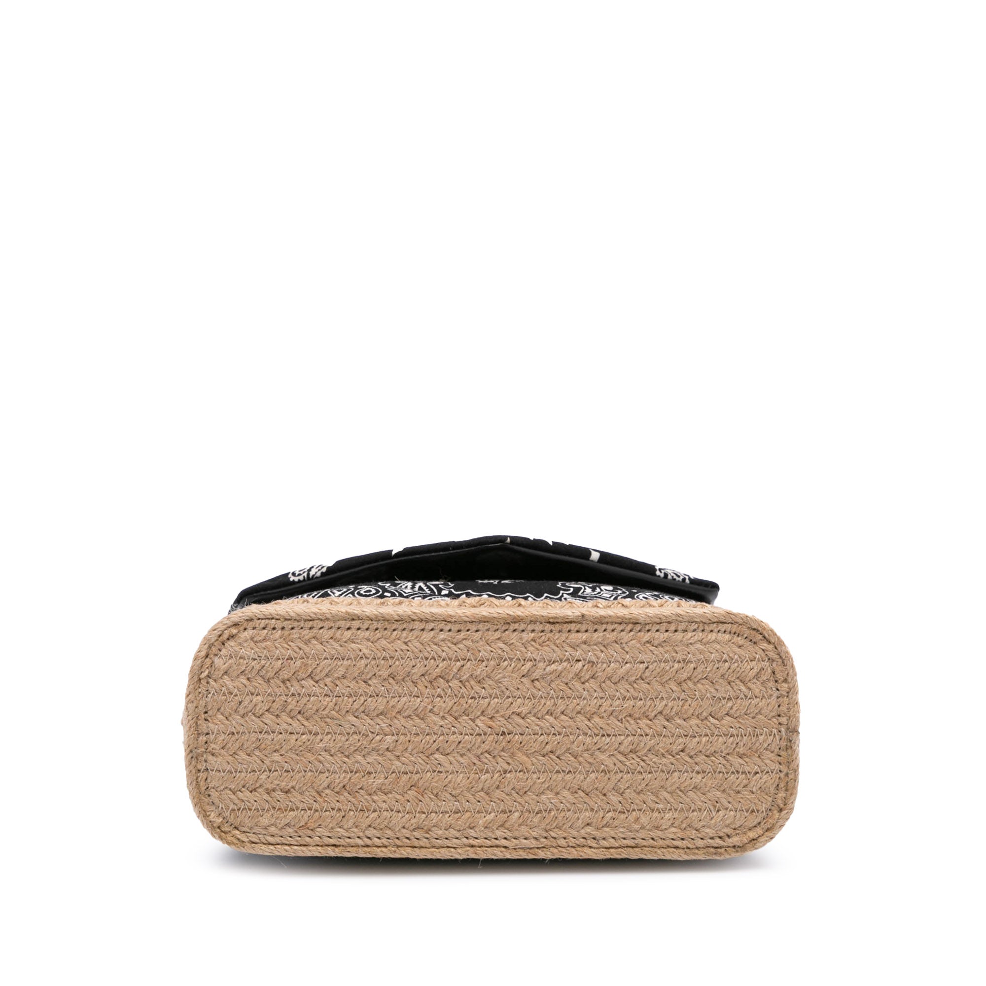 Saint Laurent | Pre-Owned Toy Cotton Bandana Print Loulou Crossbody | Black