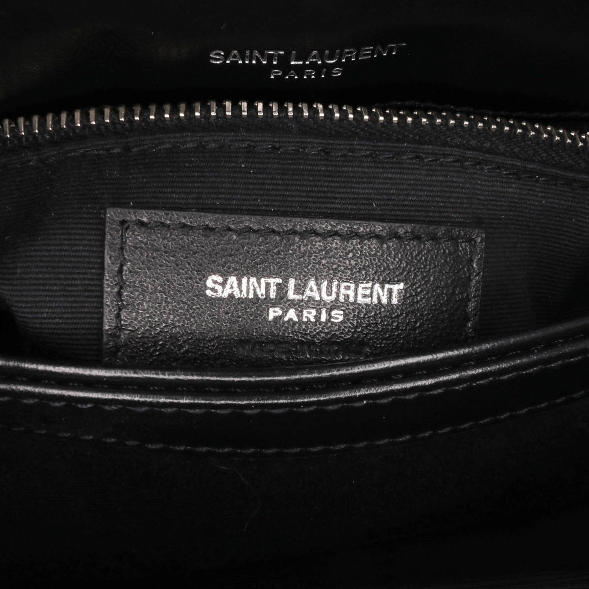 Saint Laurent | Pre-Owned Toy Cotton Bandana Print Loulou Crossbody | Black