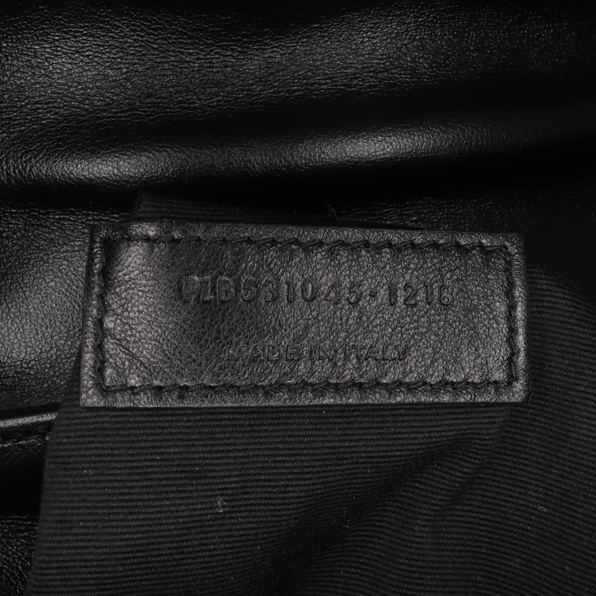 Saint Laurent | Pre-Owned Toy Cotton Bandana Print Loulou Crossbody | Black