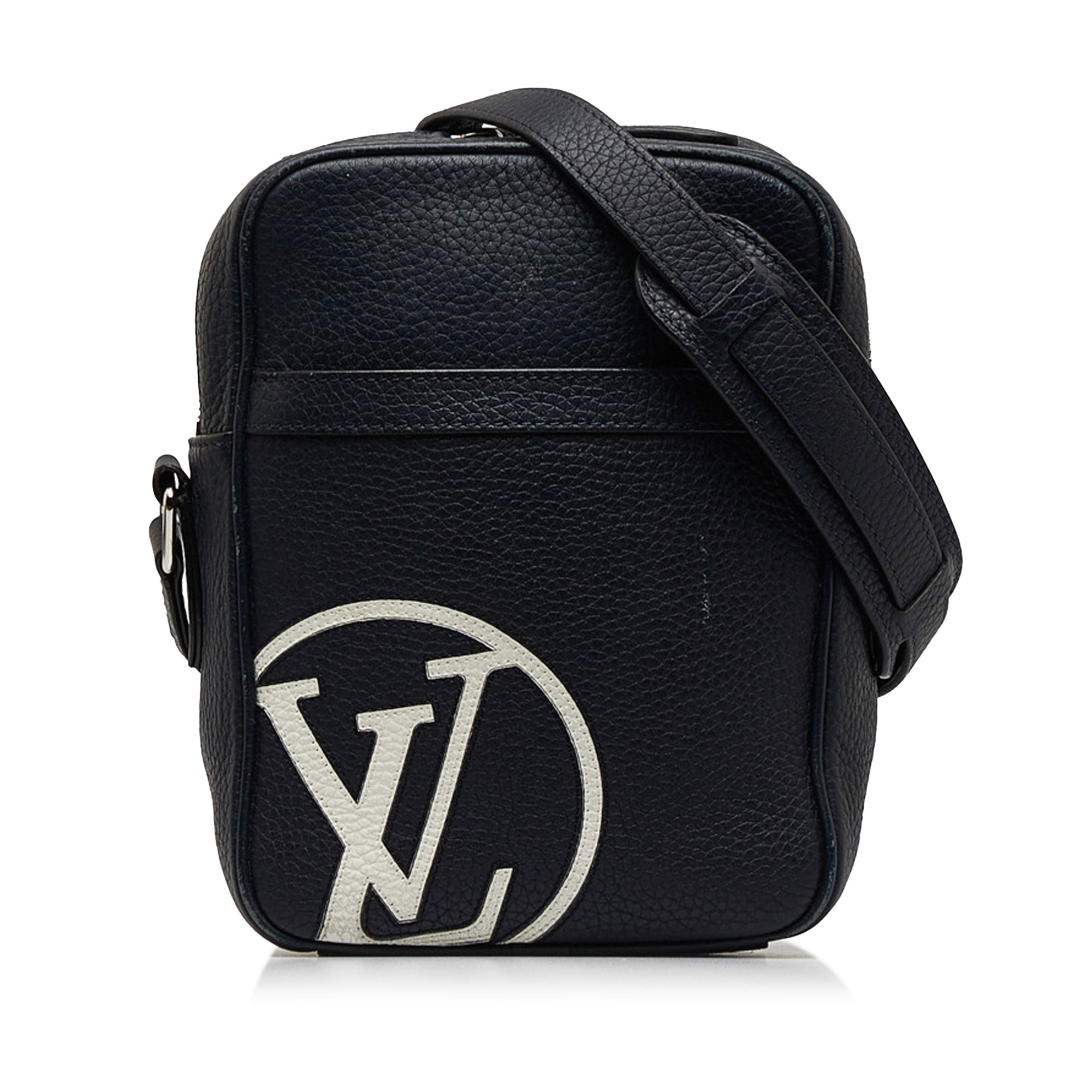 Louis Vuitton | Pre-Owned Taurillon Danube LV Circle PM | Blue/Dark Blue