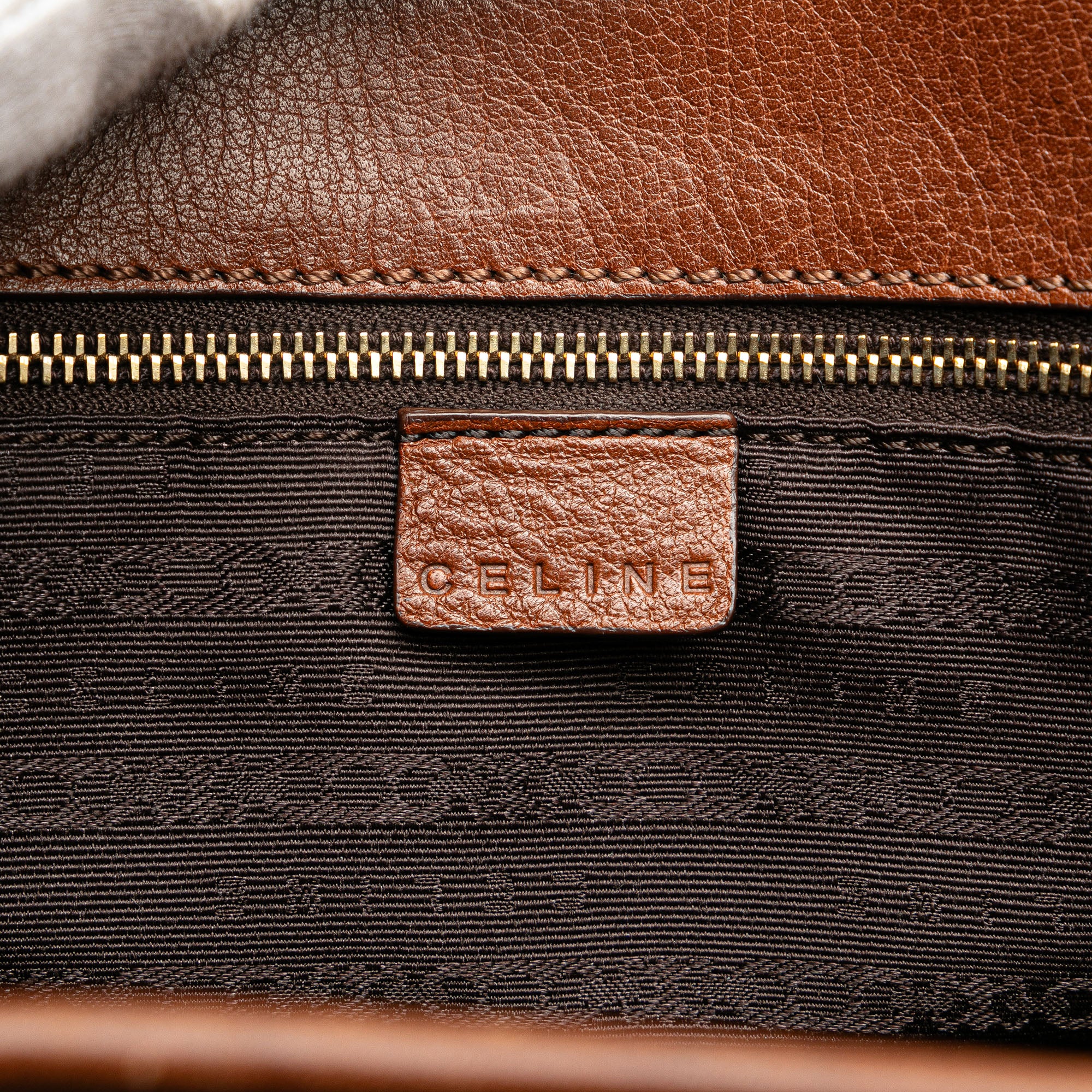 Celine | Pre-Owned Straw Handbag | Brown/Beige