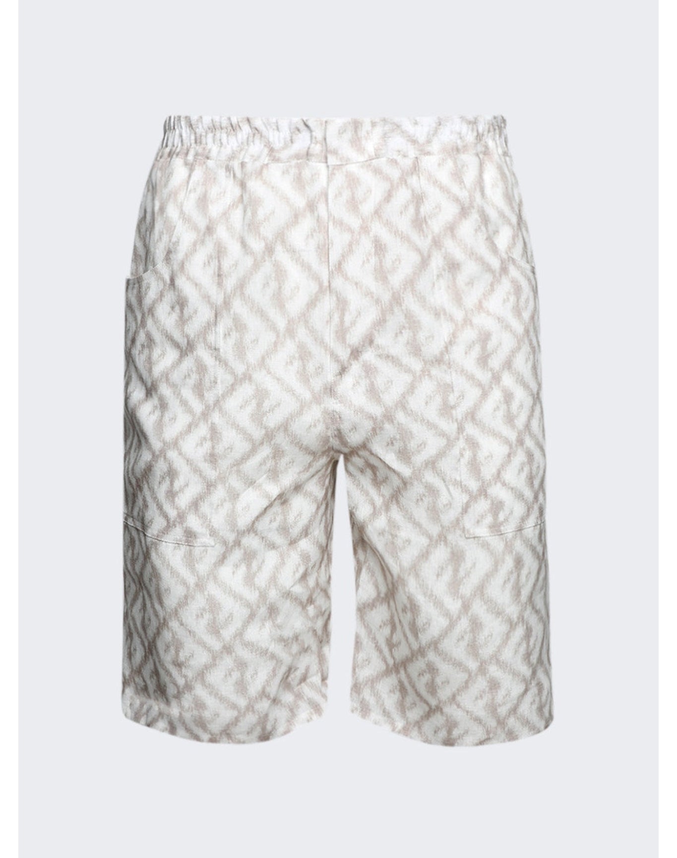 Fendi | Men | Linen Ff Logo Shorts | Nude