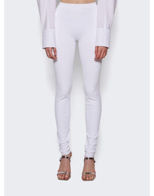 Ferragamo | Women | Compact Stretch Legging | Optic White