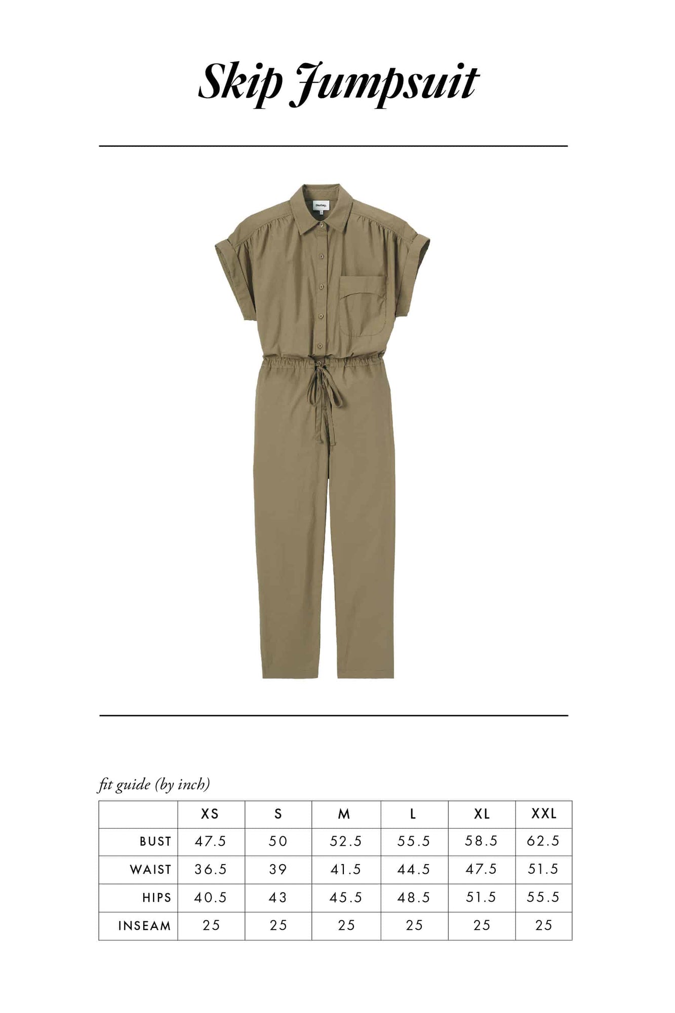 Skip Jumpsuit | Olive