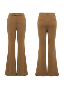 Flare-Leg Pants | Camel