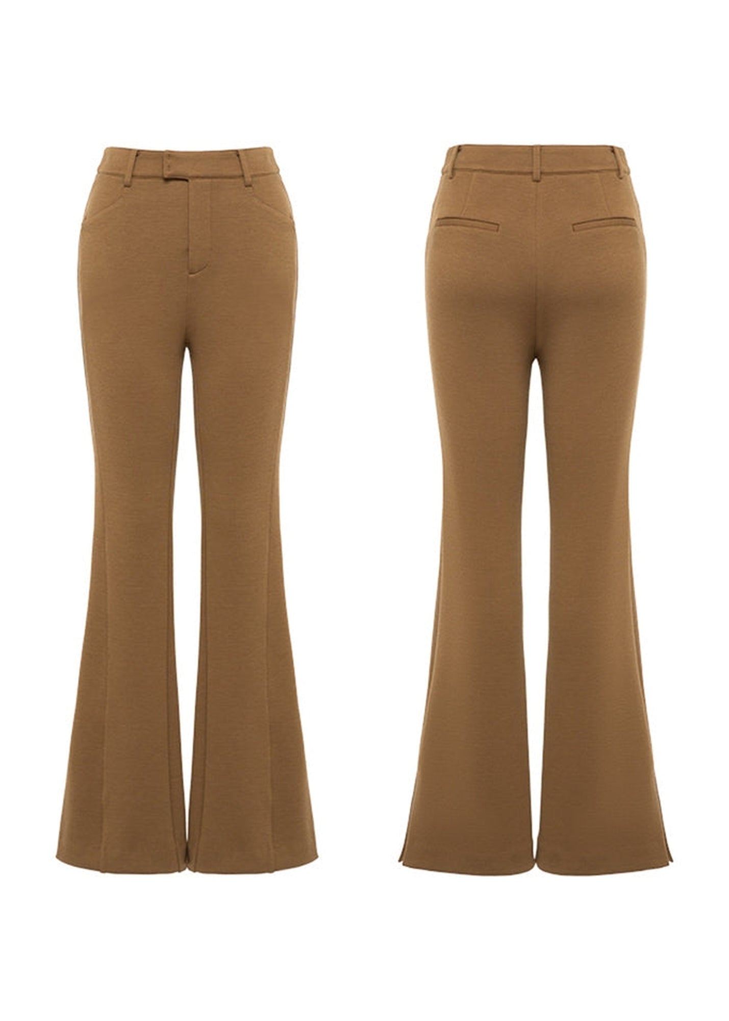 Flare-Leg Pants | Camel