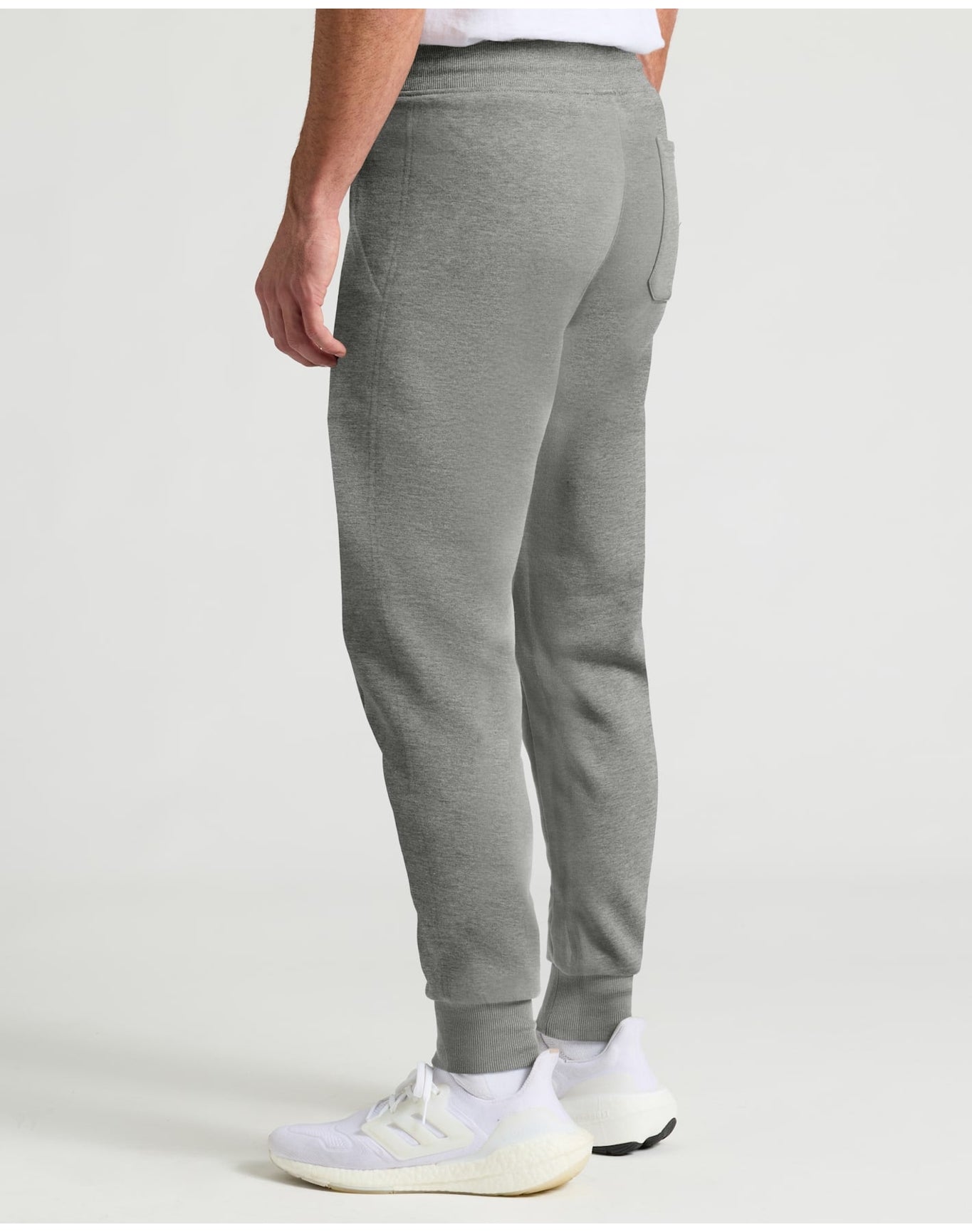 Fleece French Terry Joggers | Dark Heather Gray