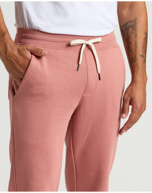 Fleece French Terry Joggers | Rose
