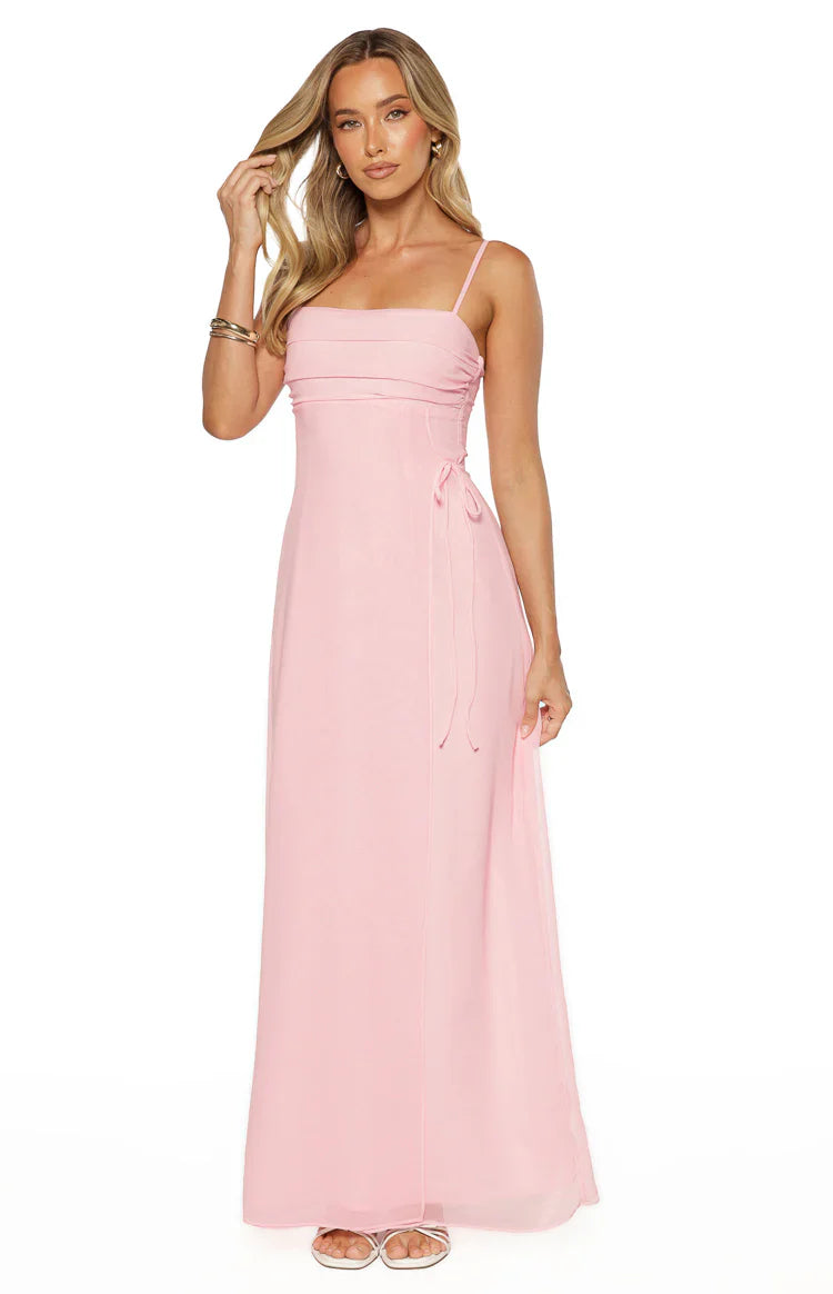 Flossie Sleeveless Prom Dress | Pink