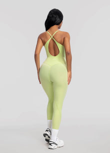 Contrology Crossback Bodysuit | Cool Matcha