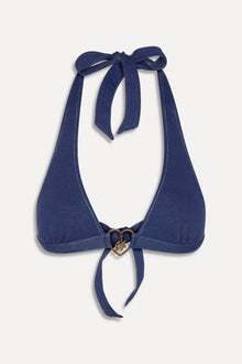 BELLA HADID Frank Halter Bikini Top Summer Denim