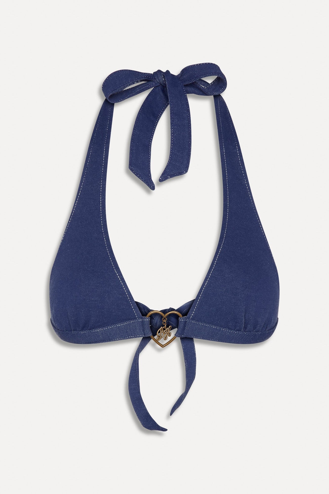 BELLA HADID Frank Halter Bikini Top Summer Denim