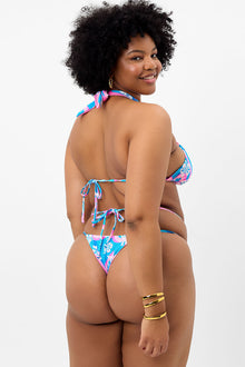 Bash Mesh Halter Bikini Top Tropic Love