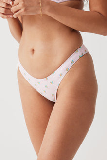 Dove reversible classic bikini bottom sweetheart stripe