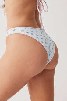 Dove reversible classic bikini bottom sweetheart stripe