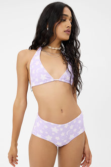 Harlow Terry Halter Bikini Top Luna
