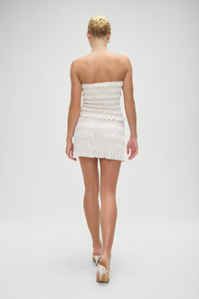 JolieSatinStraplessShirt-VintageTreasure