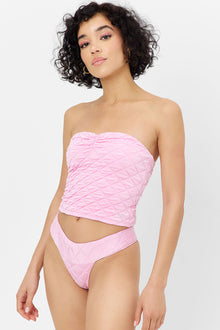 Lani Strapless Bikini Top Baby Pink