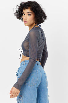 Lily Mesh Long Sleeve Shirt Galaxy