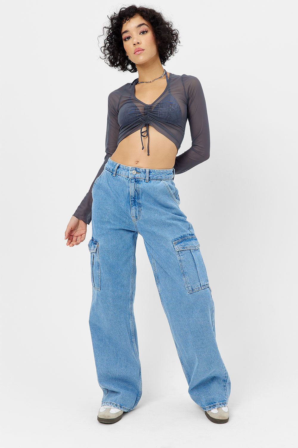 Lily Mesh Long Sleeve Shirt Galaxy