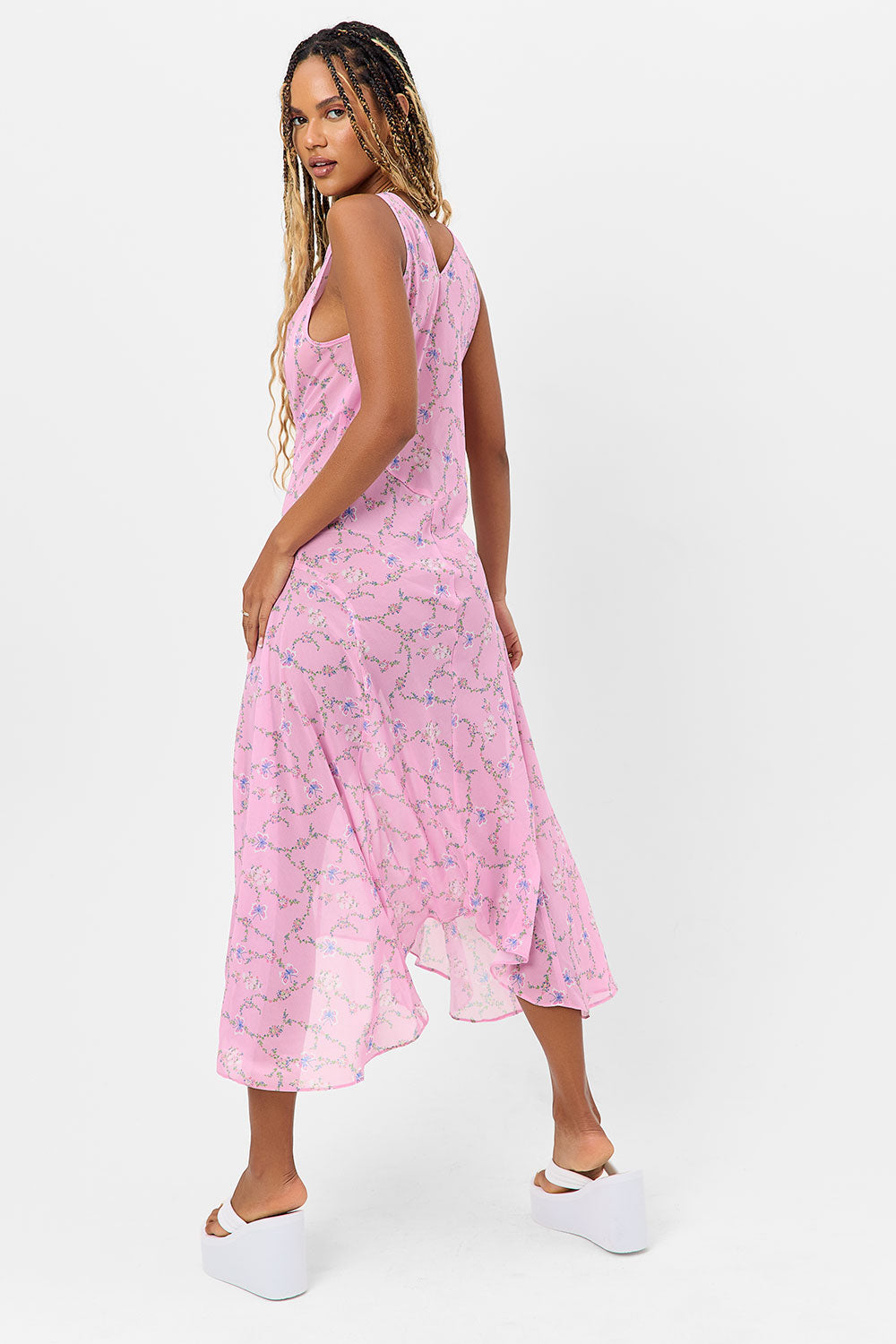 Molly Floral Chiffon Dress Fairytale