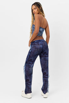 Molly Low Rise Pants Blue Jean