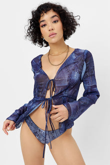 Molly Long Sleeve Shirt  Blue Jean