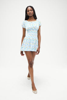 Sadie Mini Dress Coastal Floral