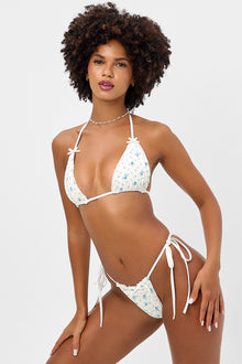 Tia Waffle Night Lily String Bikini Bottom
