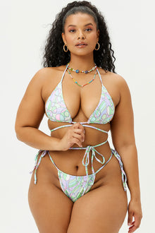 Tia Vortex String Bikini Bottom Extended
