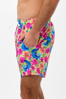 Winston Floral Unisex Board Short Neon Surfer
