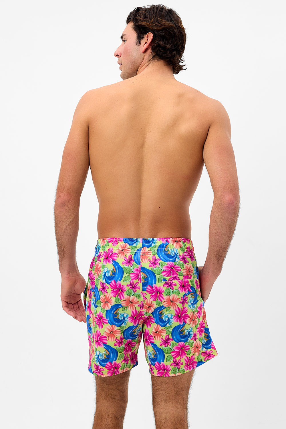 Winston Floral Unisex Board Short Neon Surfer